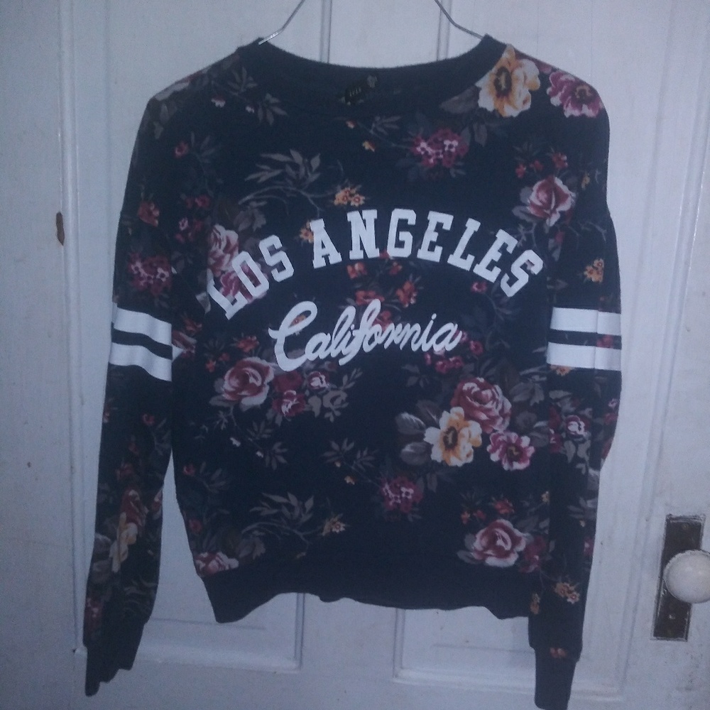 L.A. floral print long sleeve